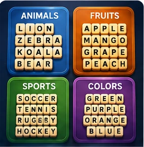 Word Groups game artwork